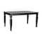 Flash Furniture Grace 60in. Solid Wood Dining Table w/Turned Wooden Legs, HD Rectangle Wood Table for 6, Black KER-T-799-BLK-60-GG - alternate 3